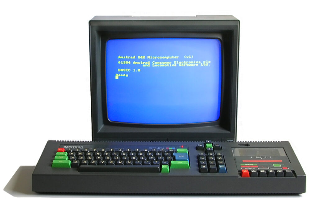 Amstrad CPC 464 – micro-ordinateur 8 bits Amstrad 1984, collection Retro Computing Club