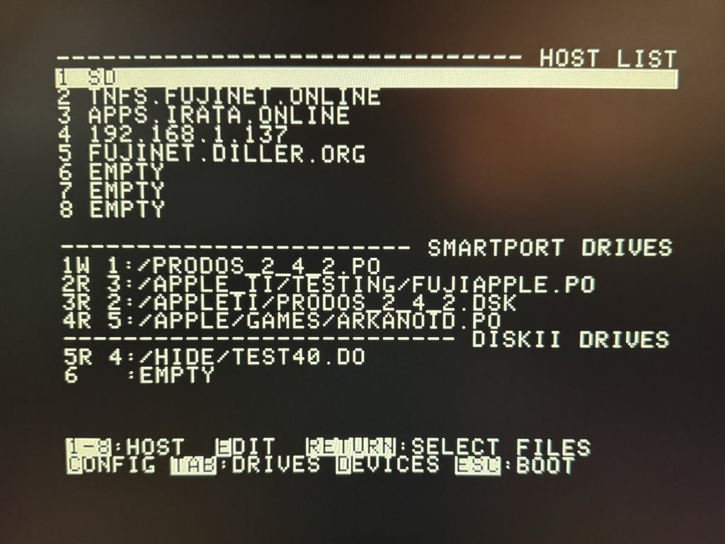 Guide de démarrage rapide FujiNet pour Apple II & III