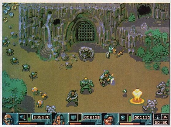 The Chaos Engine (1993) : univers steampunk victorien, vue isométrique, six personnages jouables aux compétences distinctes. le dernier grand titre du studio sur Amiga.